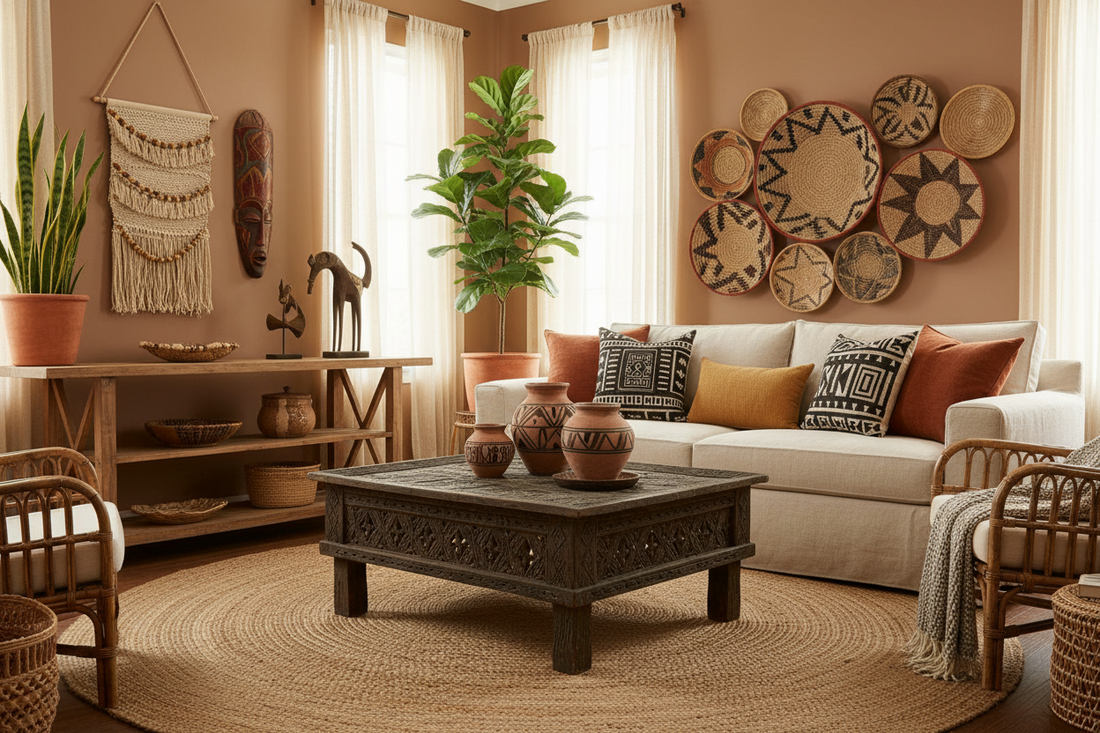 African Decor Ideas | Bold Colors & Patterned Interiors