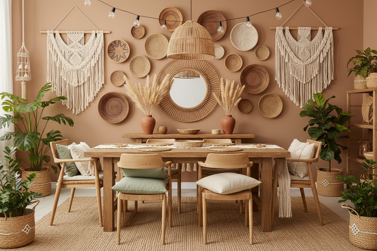 Boho Dining Room Wall Decor Ideas for a Stylish and Cozy Space