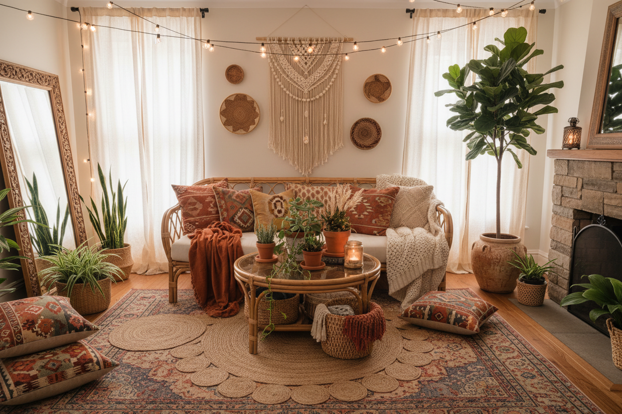 Boho Home Decor Ideas for Cozy Spaces