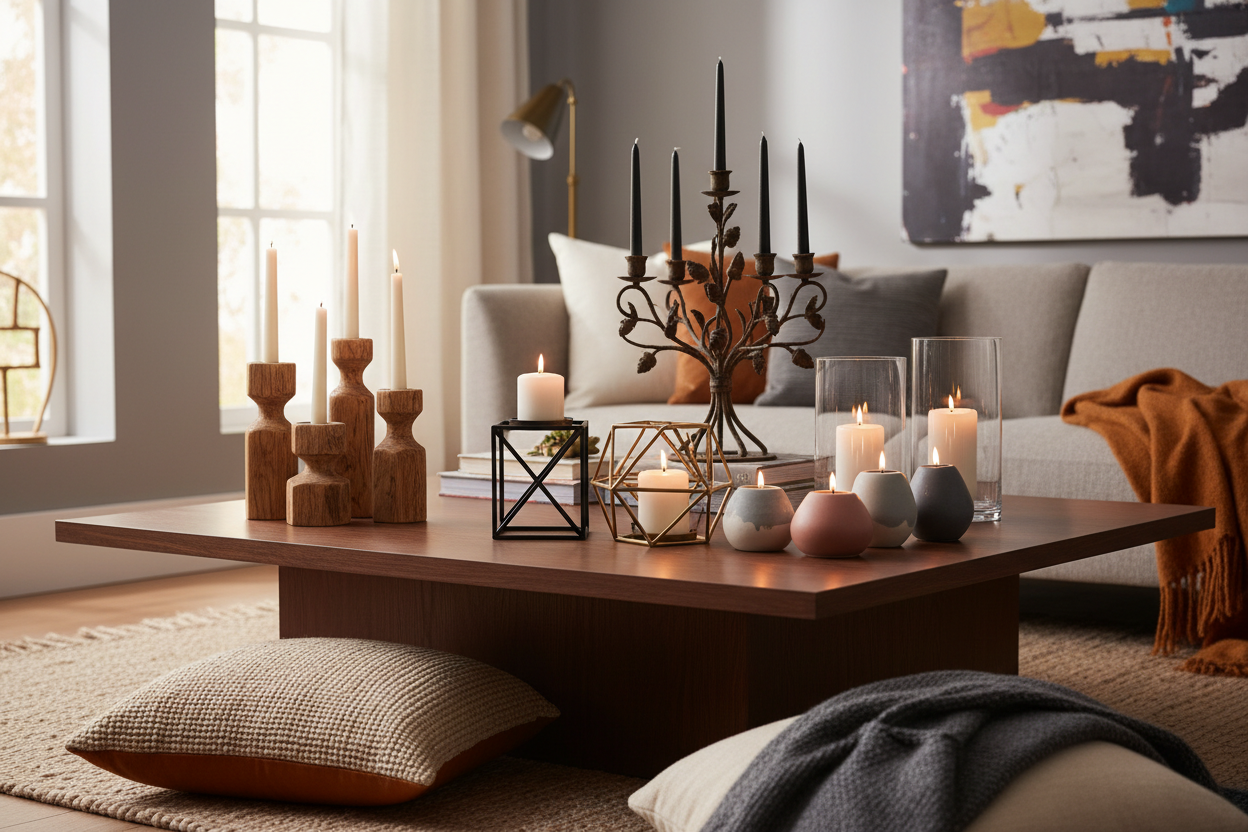 Candle Holder Designs Perfect for Living Room Decor