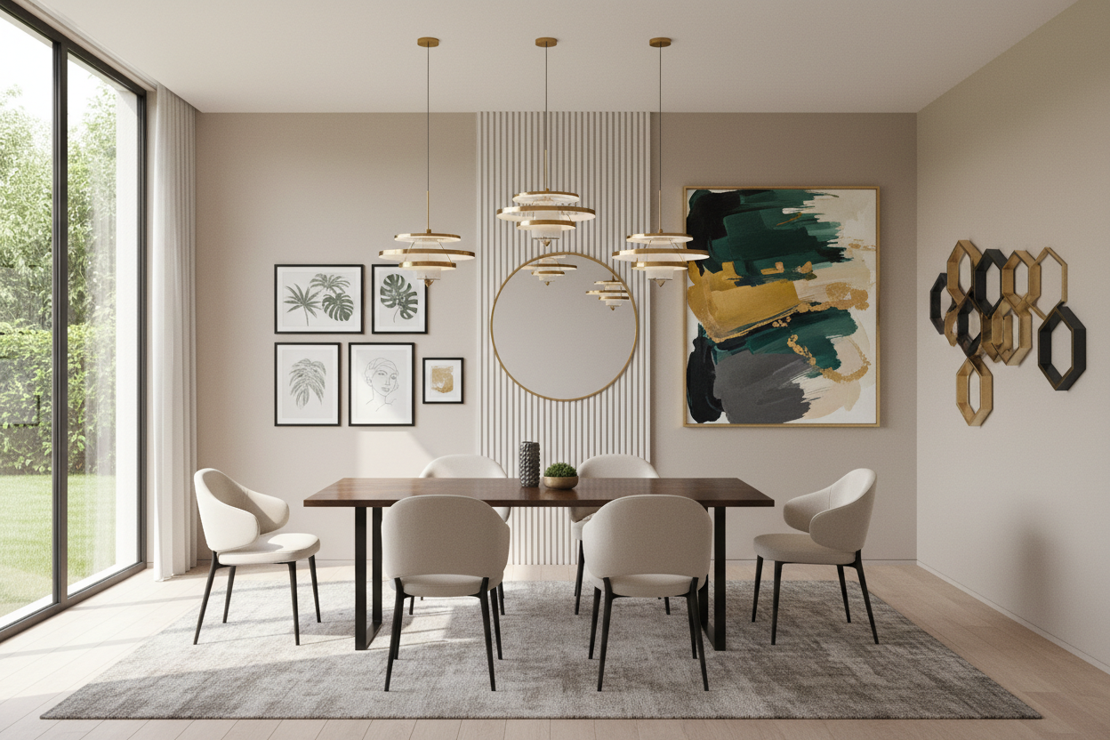 Top Modern Wall Decor Trends for Dining Rooms