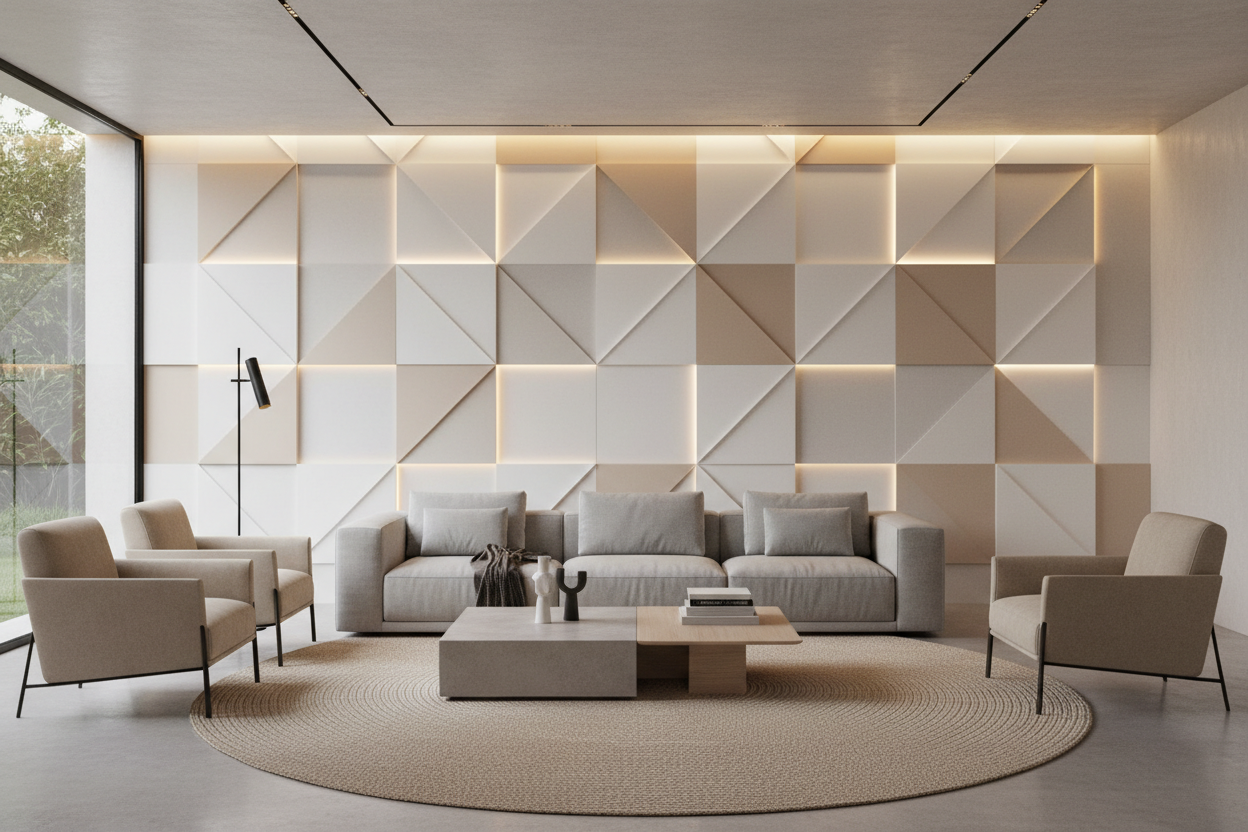 Modern Wall Panel Trends: 3D, PET Felt & Wood Panels