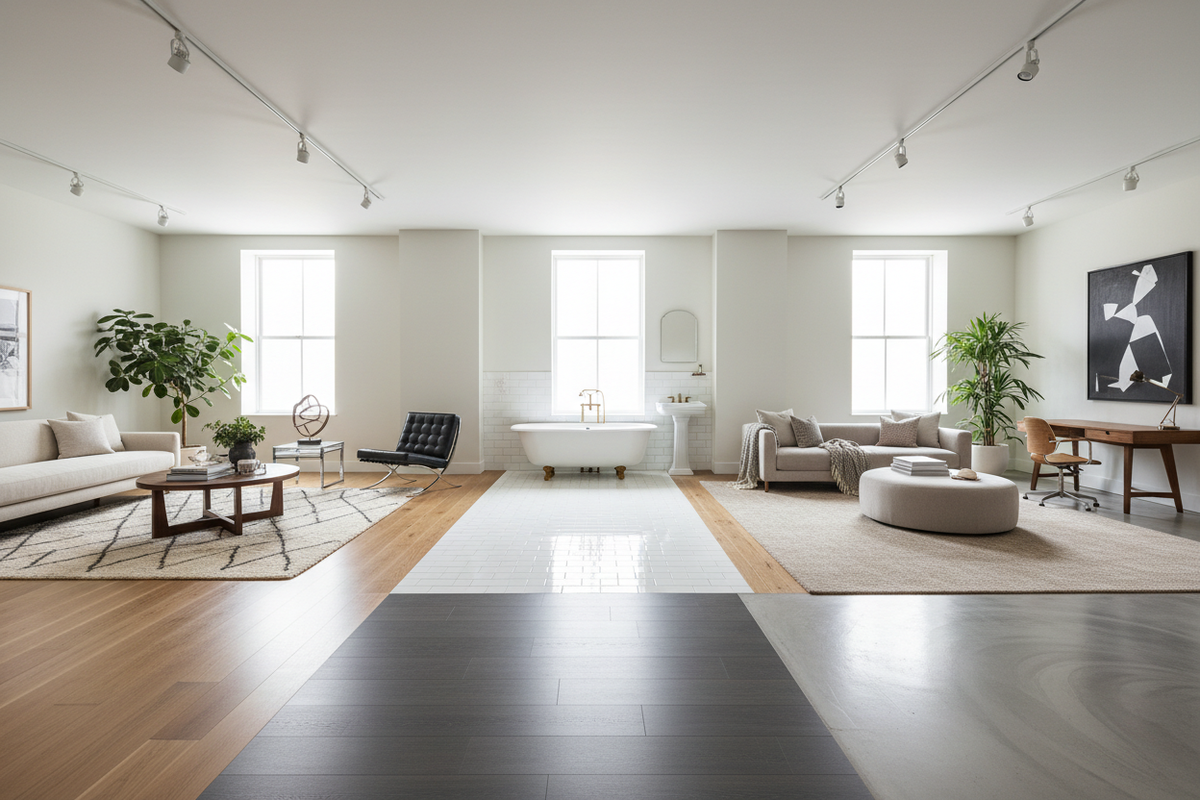 Guía para principiantes sobre materiales y estilos de suelos – Global Decor