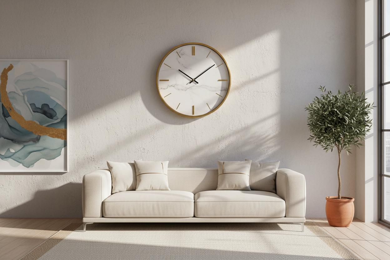 Wall Clock Designs Perfect for Living Room Decor